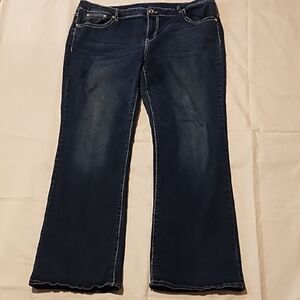 Apt. 9 Dark Blue Flare Jeans